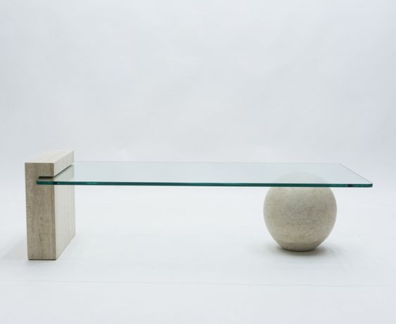 Nº46/A Glass Coffee Table Is A Sign Of Elegance And Style