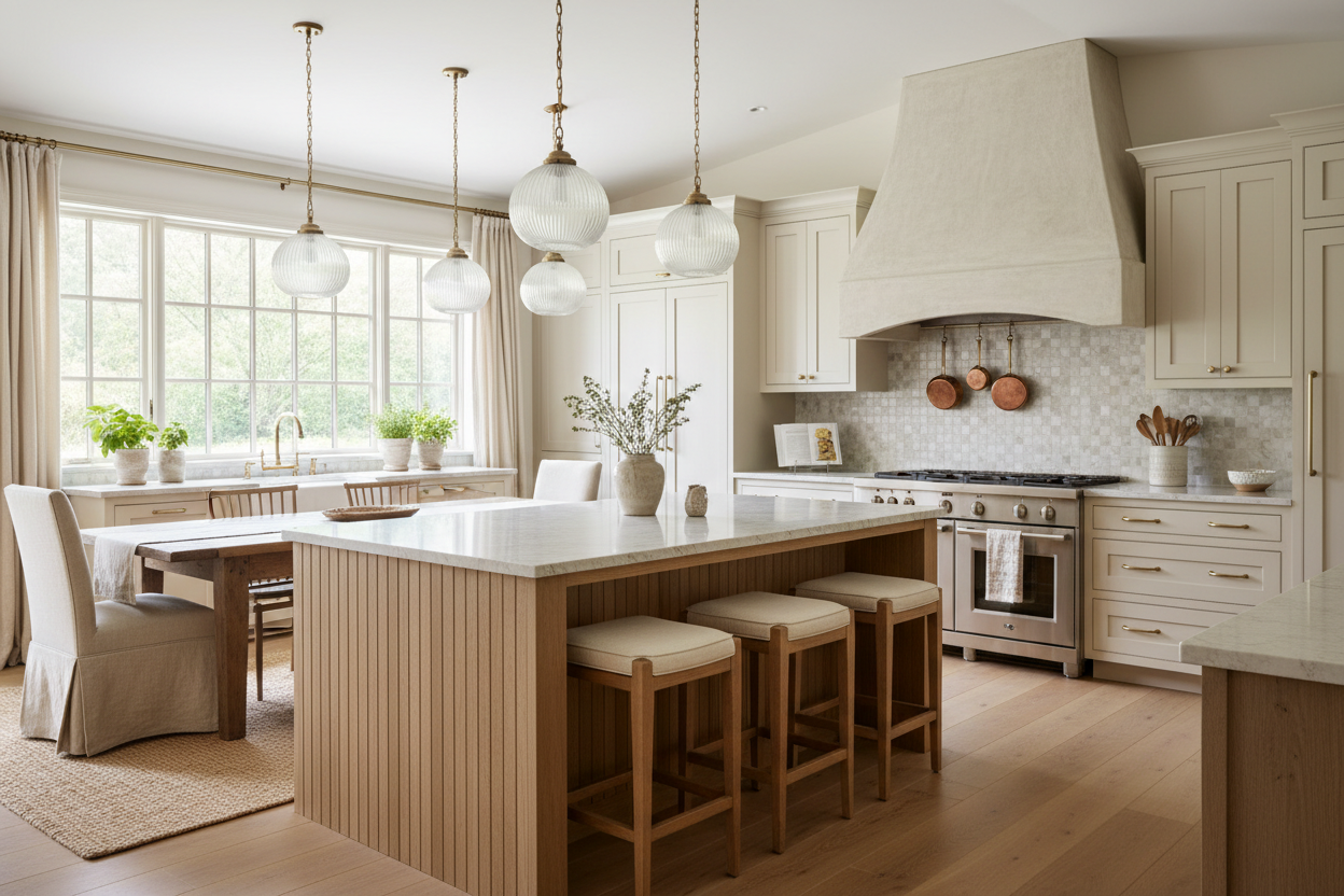 Nº172/Modern French Country Kitchen Design