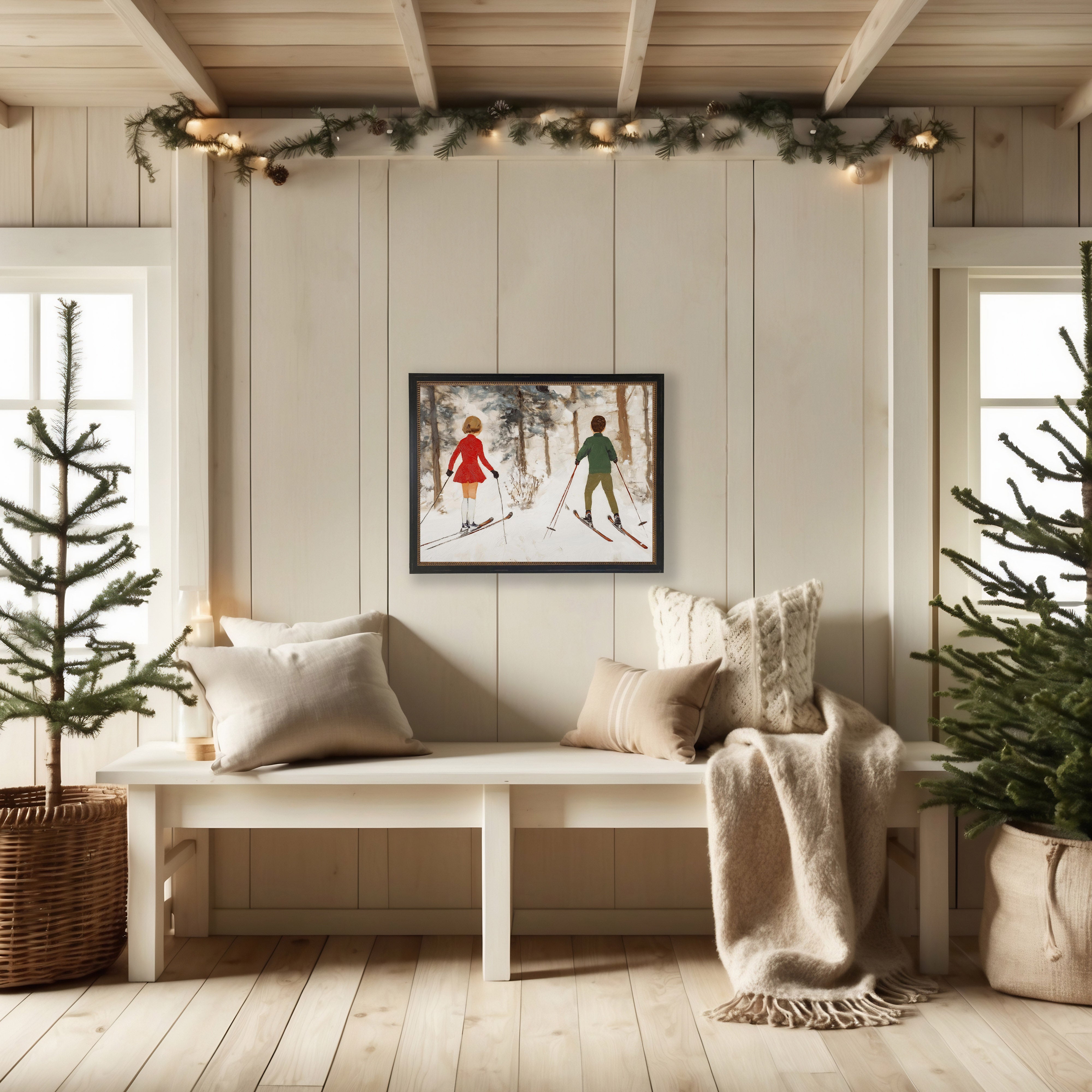 Skiing/Painitng