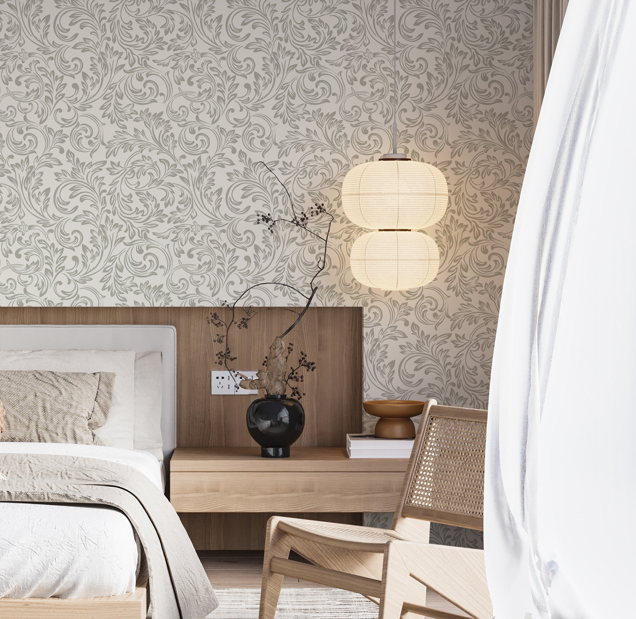 Modern/Damask