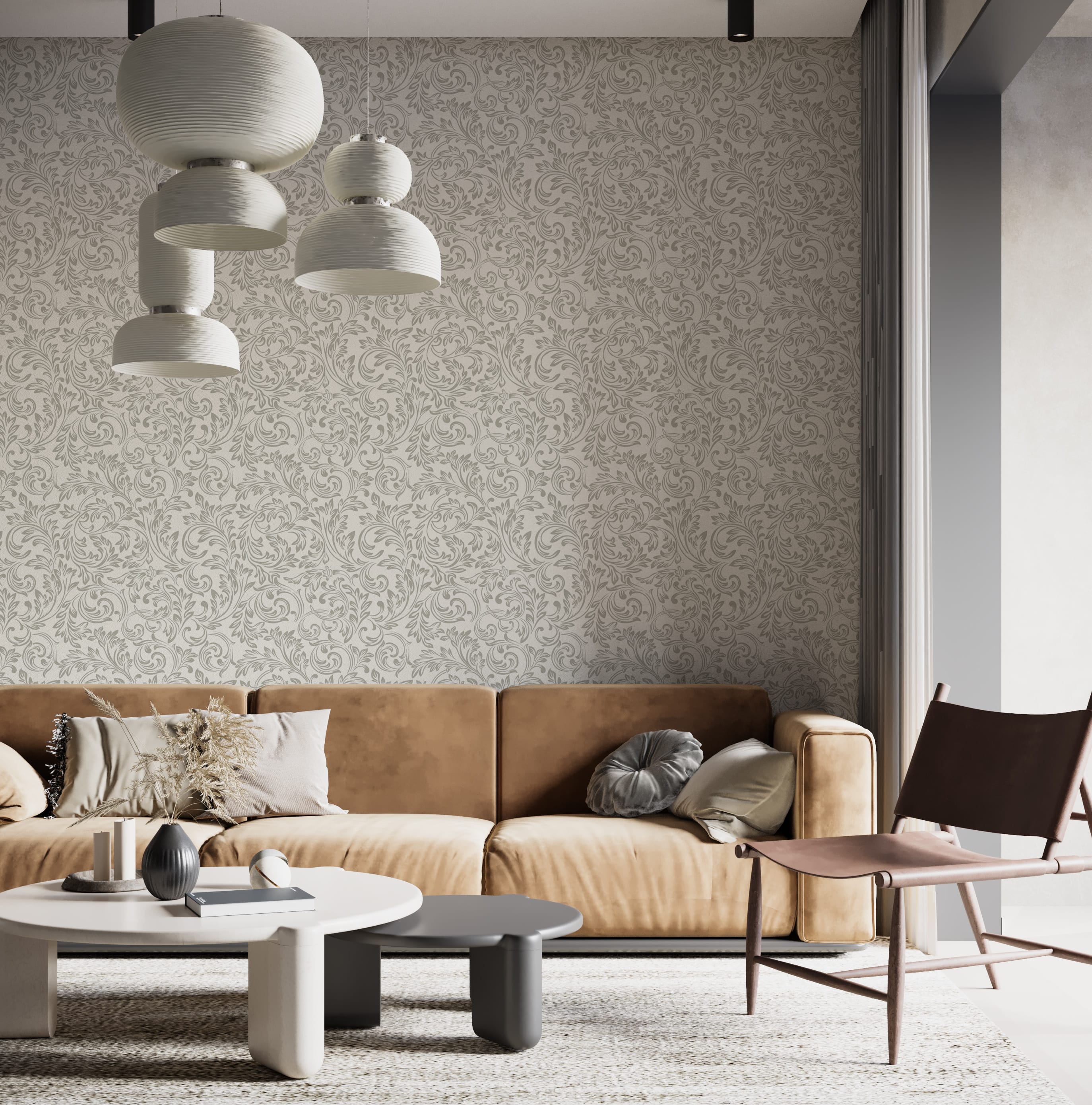 Modern/Damask