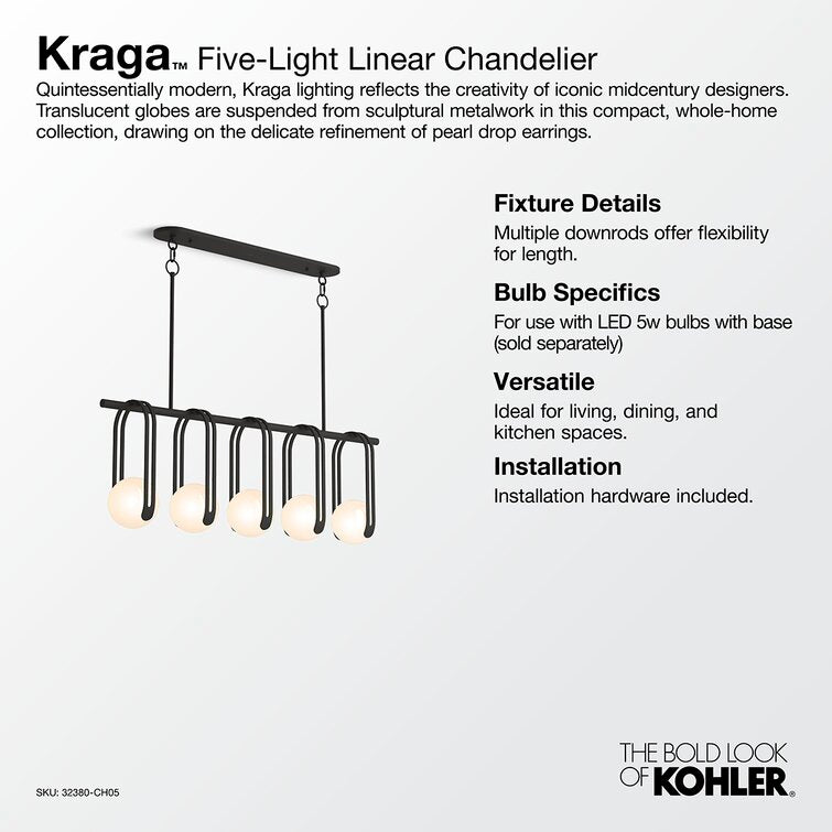 Kraga™45"/Chandelier