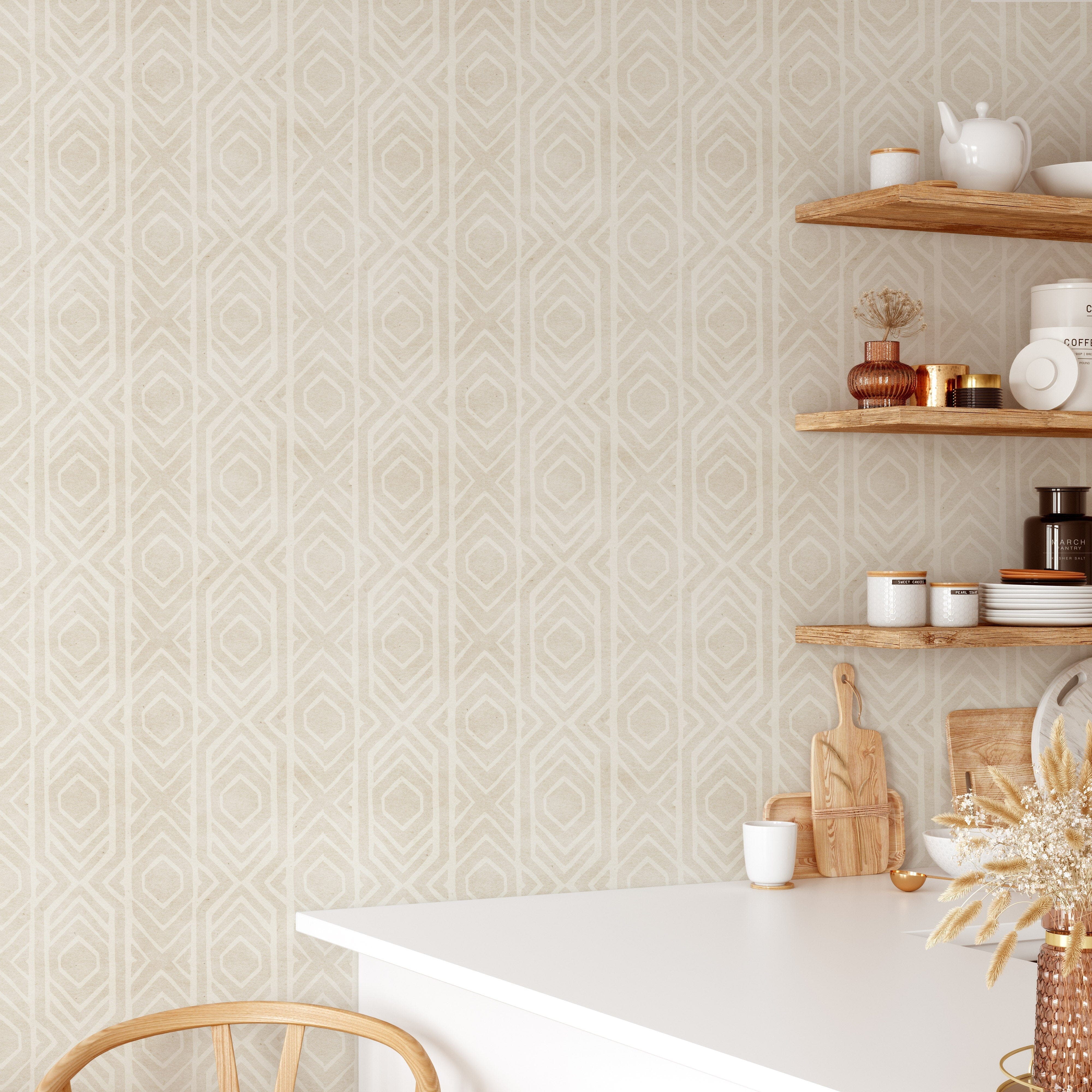 Beige/Ikat - ARCHDEKOR® LLC