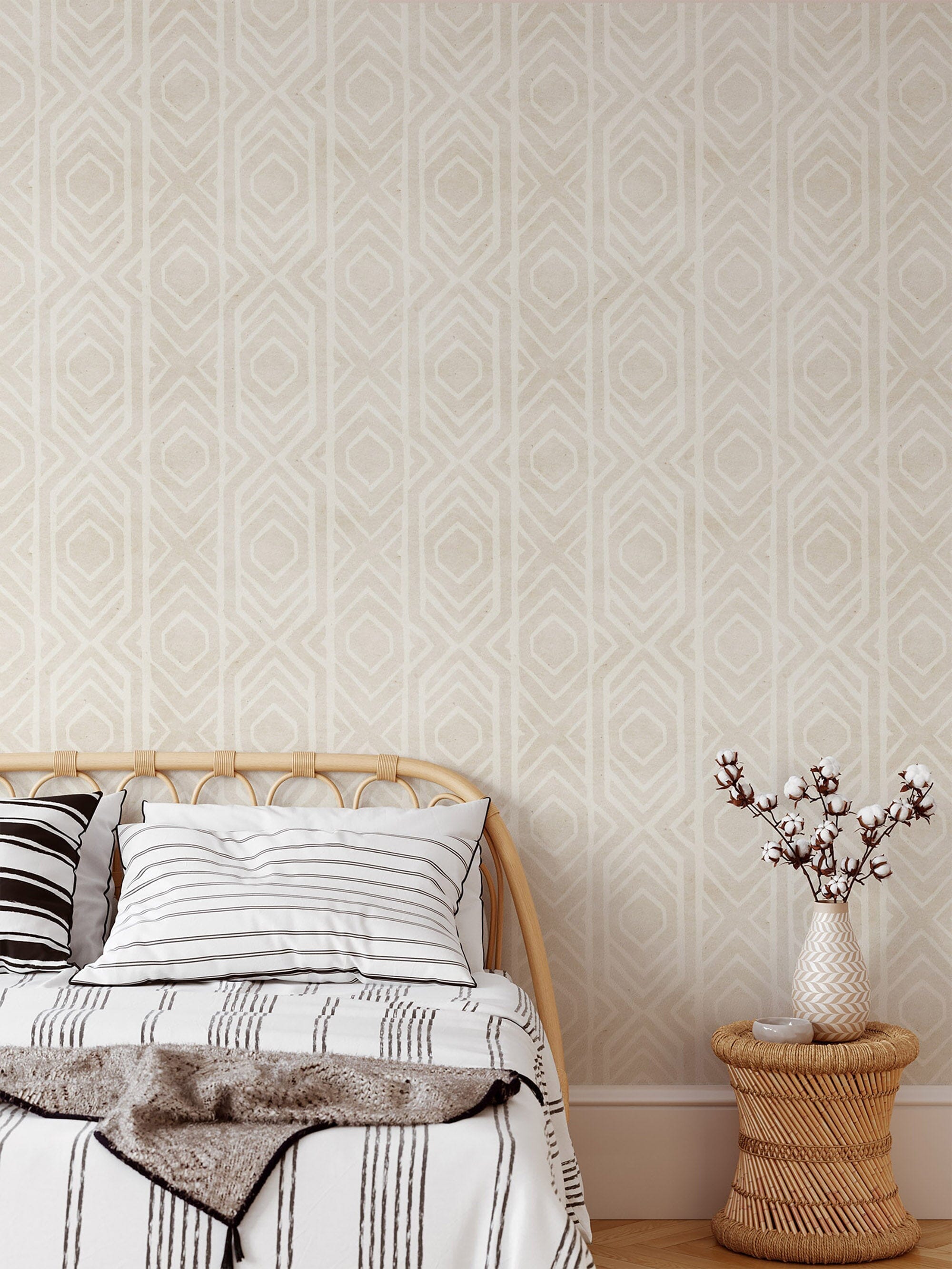 Beige/Ikat - ARCHDEKOR® LLC