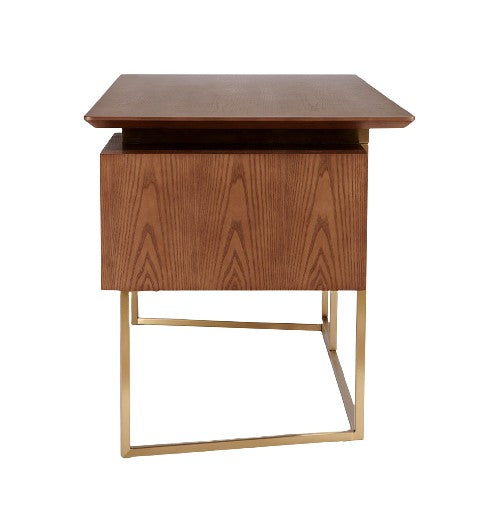 Frej Modern Desk - Walnut