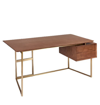 Frej Modern Desk - Walnut