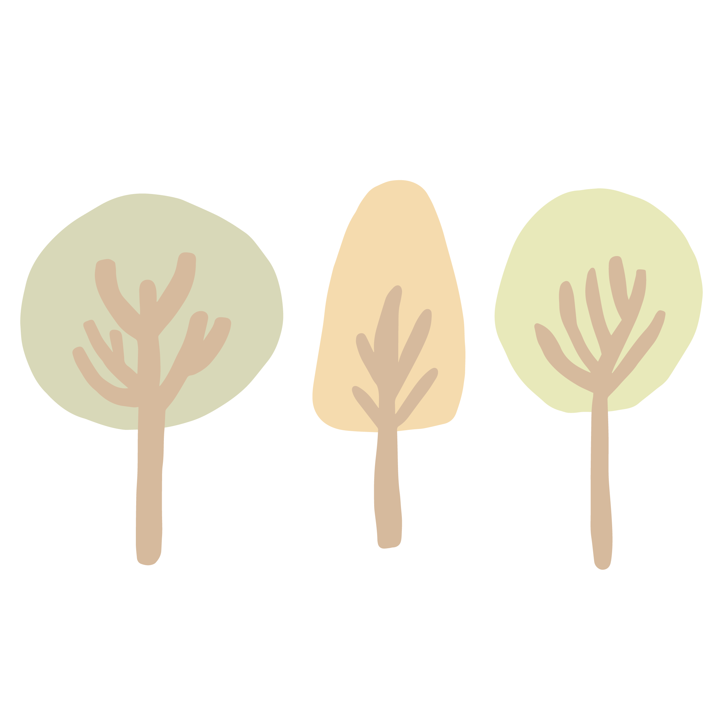 Pastel/Trees
