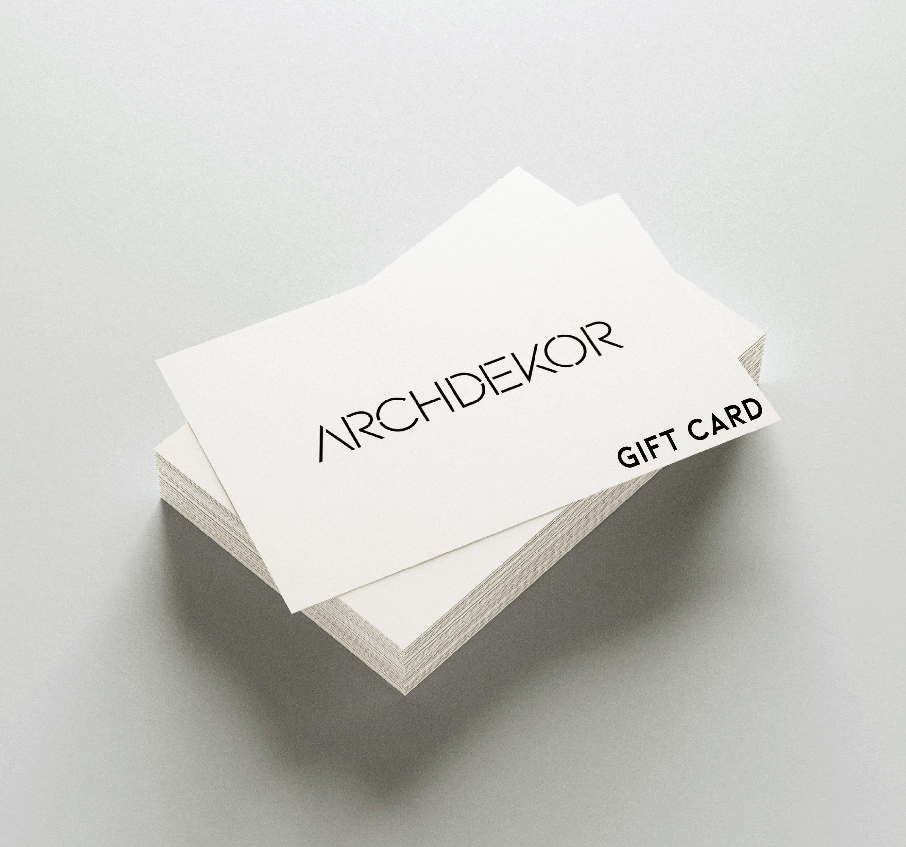 GIFT CARD / - ARCHDEKOR™ LLC